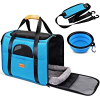 Los mejores  - morpilot Transportín Gato Perro- Bolsa de Transporte Portátil y Transpirable para Mascotas- Bolso Transportin para Gatos…